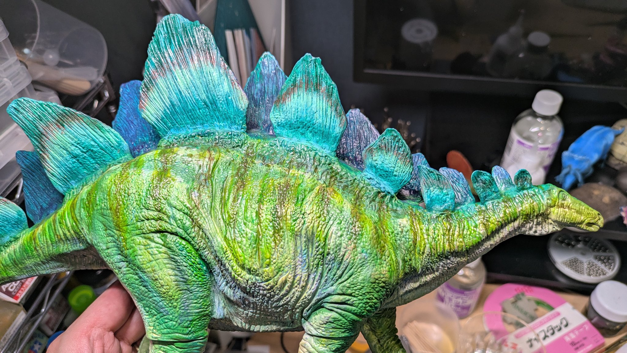 〇Gb左1132 タマゴラス カバ ステゴザウルス 2点まとめ 3D☆恐竜バトルロイヤル！】アロサウルスとカルノタウルスと