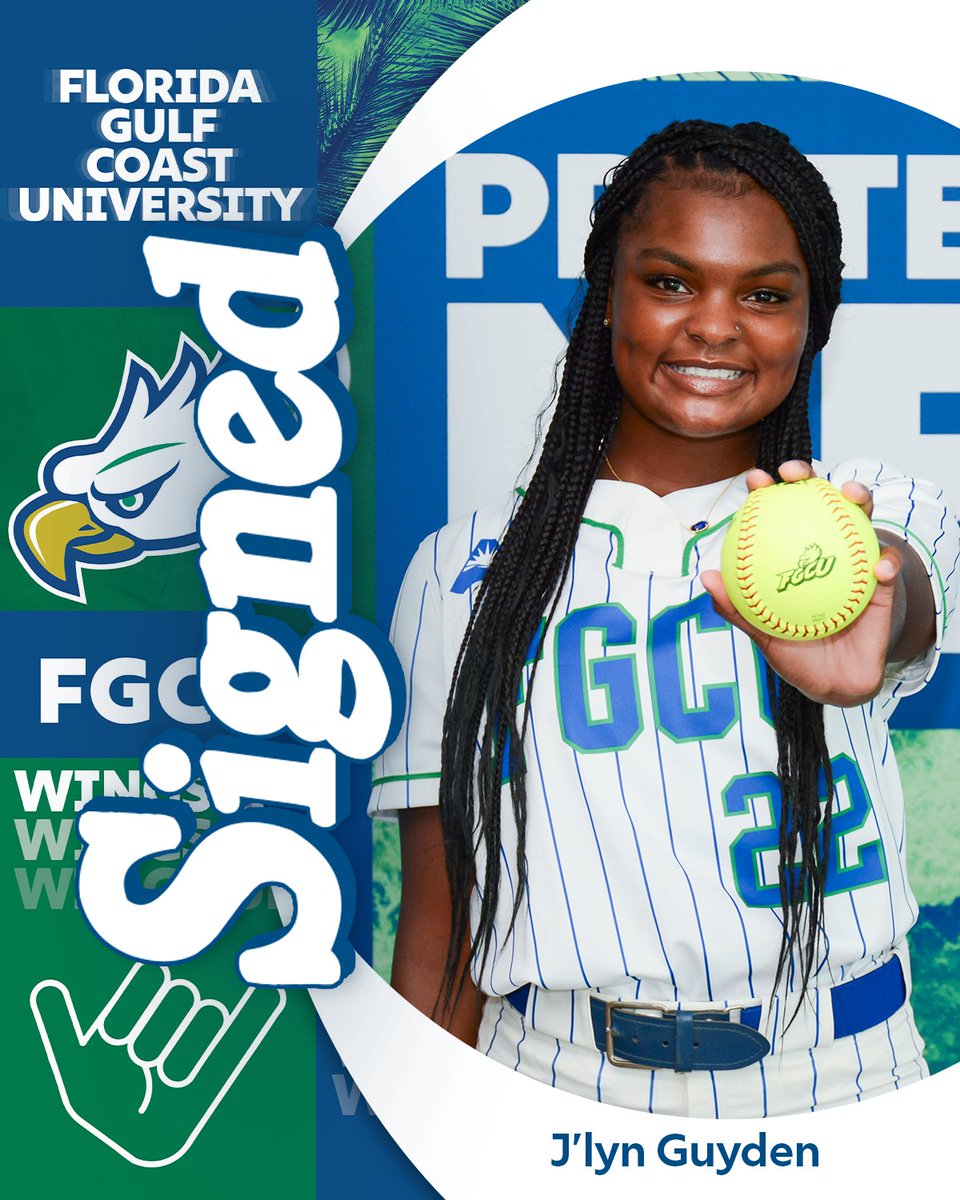 FGCU_Softball's tweet image. Welcome to The Nest J&apos;lyn 🦅

#Wegles