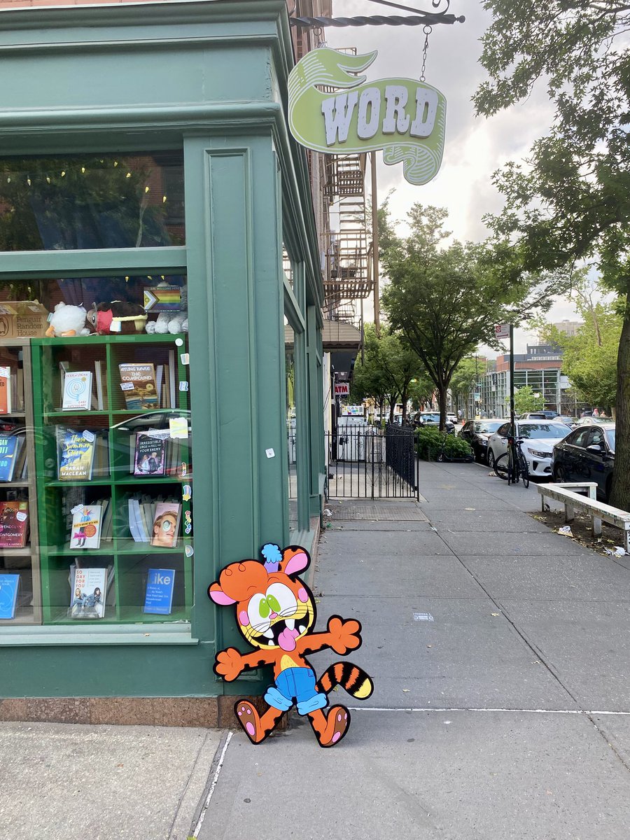 Hi Brooklyn! Tuffy is at WORD at 11:30 and Powerhouse on 8th at 2 today! Come for the readings, stay for the freeee activity sheets and stickers✨