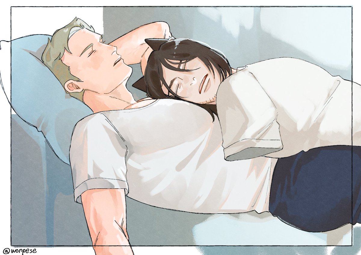 wonpese's tweet image. ステ八゛キ昼寝😴😴