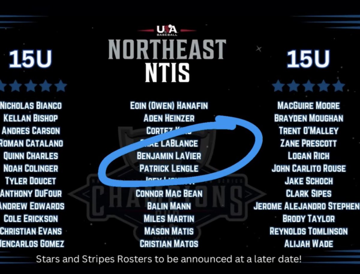 FFHS_Diamond_Hawks (@ff_diamondhawks) on Twitter photo Congrats to our guy, <a href="/BenLavier/">Ben LaVier</a>, for being selected to go to Cary in August for the national team identification series!! #BestIsYetToCome #BlueCollar #HawkBallUSA 🇺🇸⚾️ Congrats to our guy, <a href="/BenLavier/">Ben LaVier</a>, for being selected to go to Cary in August for the national team identification series!! #BestIsYetToCome #BlueCollar #HawkBallUSA 🇺🇸⚾️