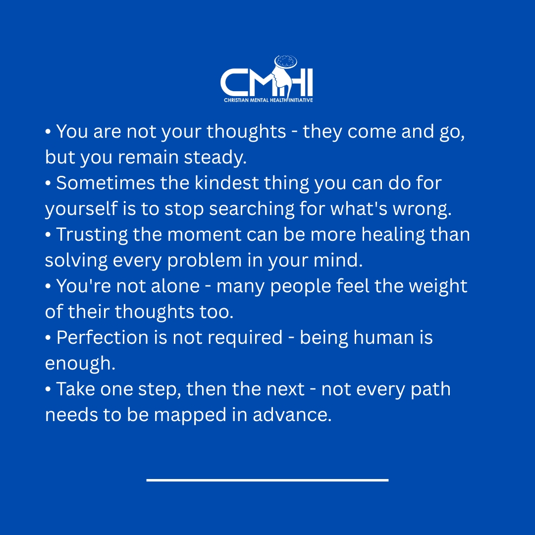 Overthinking won’t fix it—grace will.
Breathe. Pause. You’re allowed to rest.
You’re doing better than you think. 💛