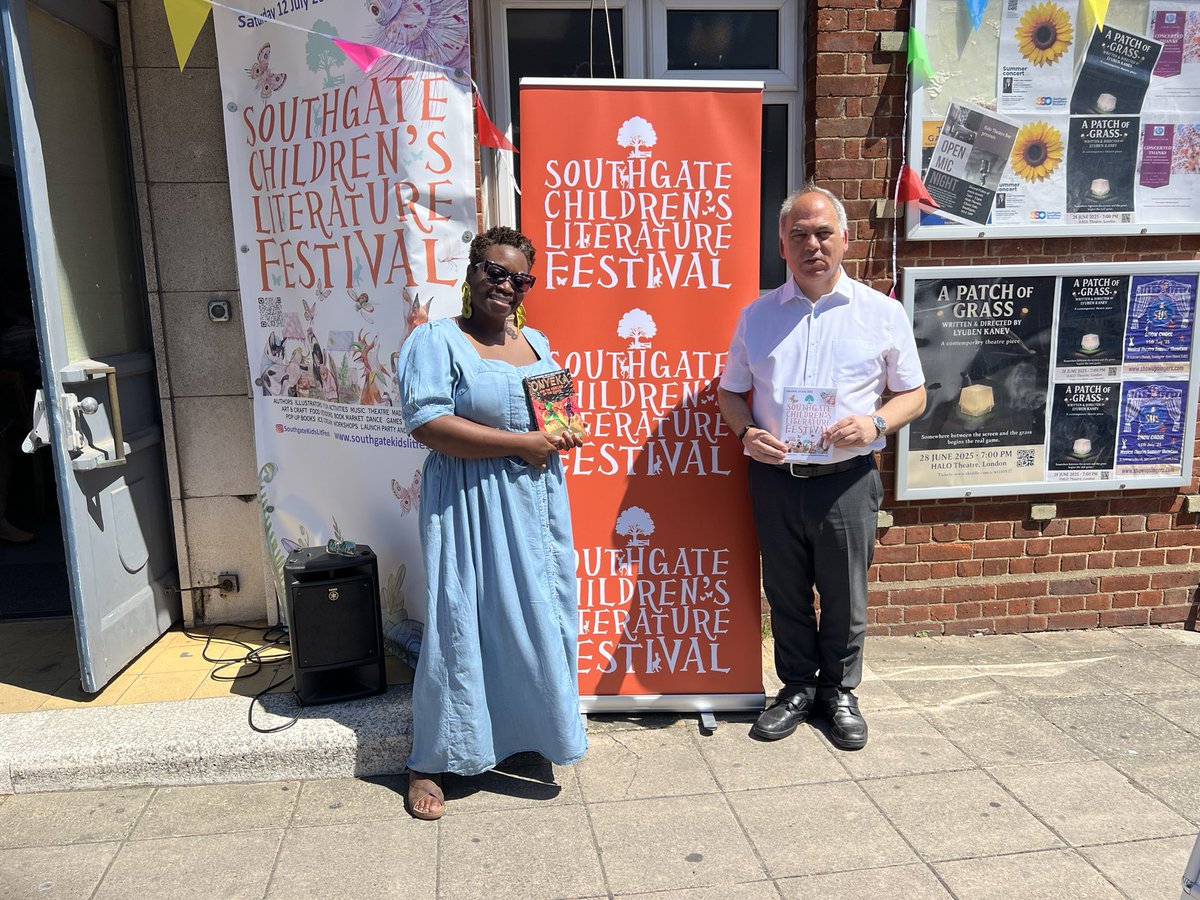 BambosMP's tweet image. Wonderful to be at the Southgate Children’s Literature Festival at St Andrew’s Church and the Halo Theatre. Great to meet so many children’s books authors and to see a buzz about the local area. Well done to James Okoro and his team for organising such an amazing community event!