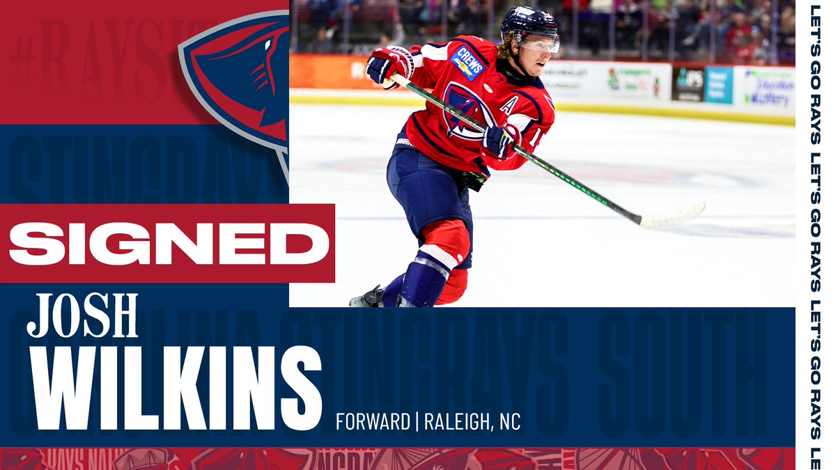 SCStingrays's tweet image. Forward Josh Wilkins has re-signed with the Stingrays for his fourth season in the Lowcountry. Welcome back, Wilks!
🗞️ hubs.la/Q03w-B4Y0
