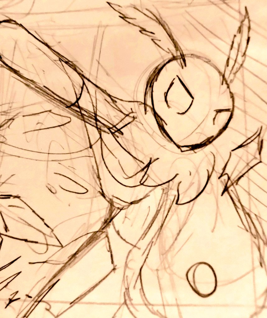 YCeleste2's tweet image. 【ラスバトWip】さて…またネーム(を少し詳しくしたもの)から始めていきますかねぇ……！