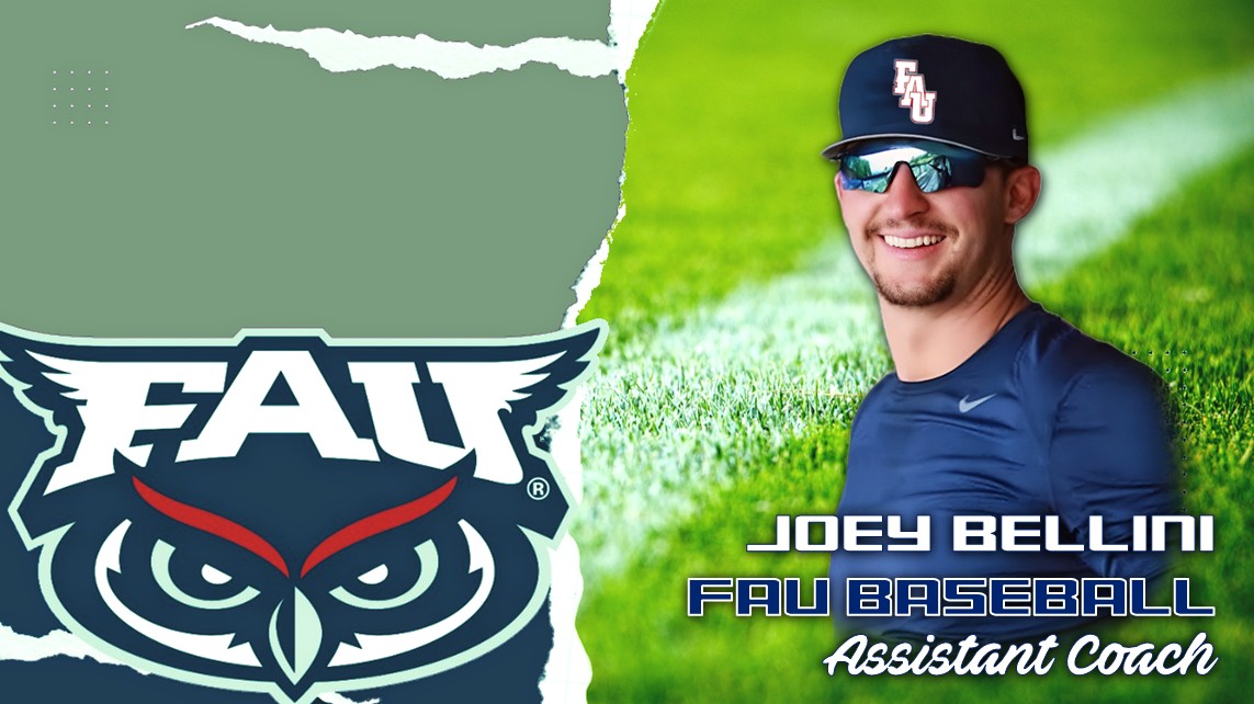 FAU Owls Nest (@fau_owls_nest) on Twitter photo 📢 BIG Shoutout to NEW <a href="/FAUBaseball/">Florida Atlantic Baseball</a> Assistant Coach <a href="/JoeyBellini20/">Joey Bellini</a>, previously of <a href="/XavierBASE/">Xavier Baseball</a>. A former All American, Bellini hails from Winter Park, FL. WELCOME to Parad🌴se Joey! #FAU 🦉⚾️ 📢 BIG Shoutout to NEW <a href="/FAUBaseball/">Florida Atlantic Baseball</a> Assistant Coach <a href="/JoeyBellini20/">Joey Bellini</a>, previously of <a href="/XavierBASE/">Xavier Baseball</a>. A former All American, Bellini hails from Winter Park, FL. WELCOME to Parad🌴se Joey! #FAU 🦉⚾️