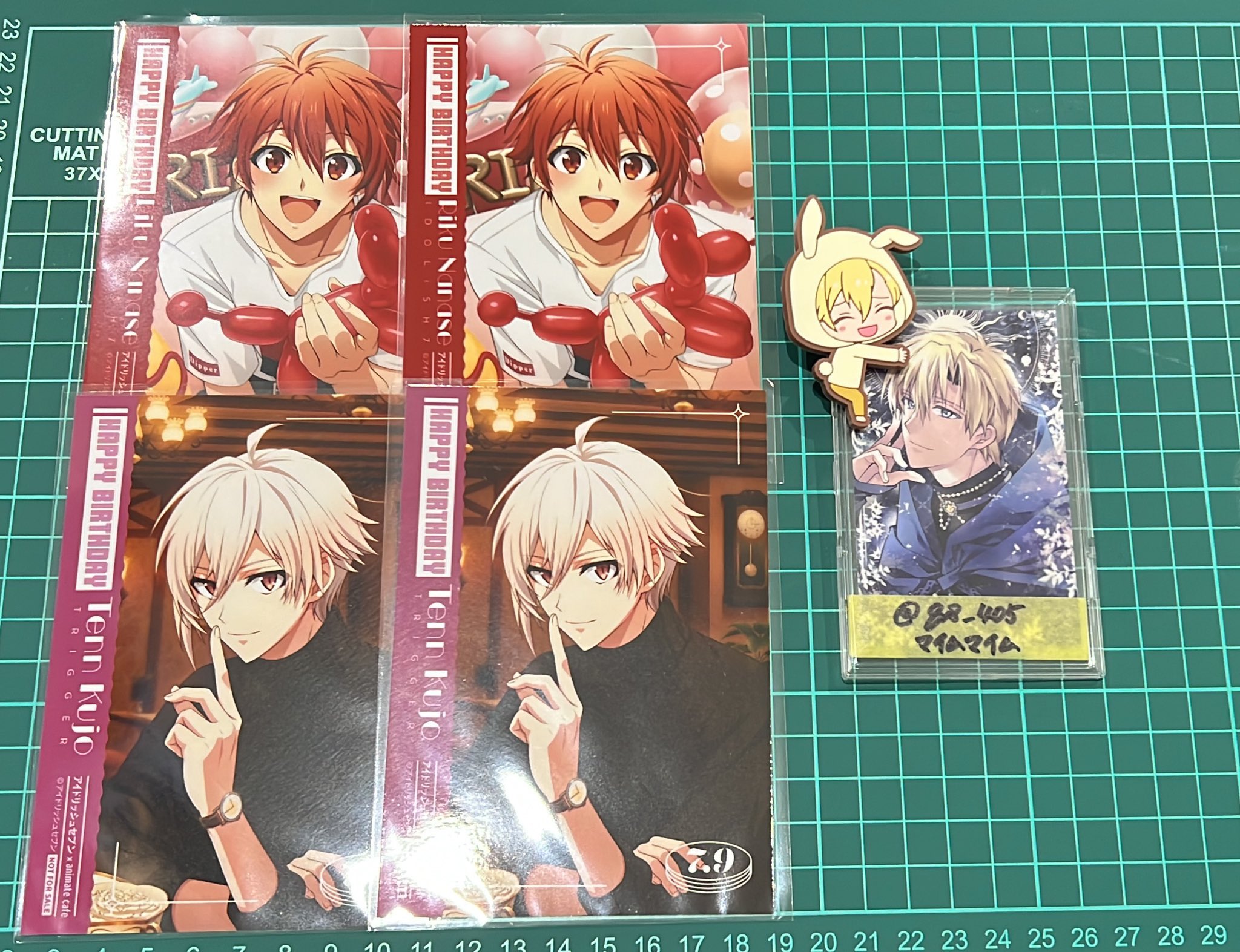 六弥ナギ バーブロ バースデーブロマイド アニカフェ アイドリッシュセブン アニカフェ バースデーブロマイド 六弥
