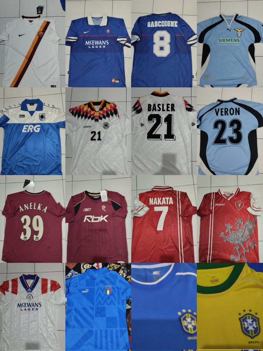 #Jersey4sale
Roma sold
Rangers Gascoigne L 2.000
Lazio sold
Sampdoria L 1.000
Jerman Basler L 2,5
Bolton Anelka L 1,2
Perugia Nakata XL 2.000
Rangers 1992 L 1,8
Italy L 400
Brasil 1998 L 1,2
Brasil 2000 L 1.000
Wa 08990175666 <a href="/Jerseyforum/">The OG Indonesian Blokecore</a> <a href="/adipati_store/">Adipati Store</a> <a href="/AWPjersey/">|||Jual Kaen Ori|||</a> <a href="/BJersey23/">BH23</a>