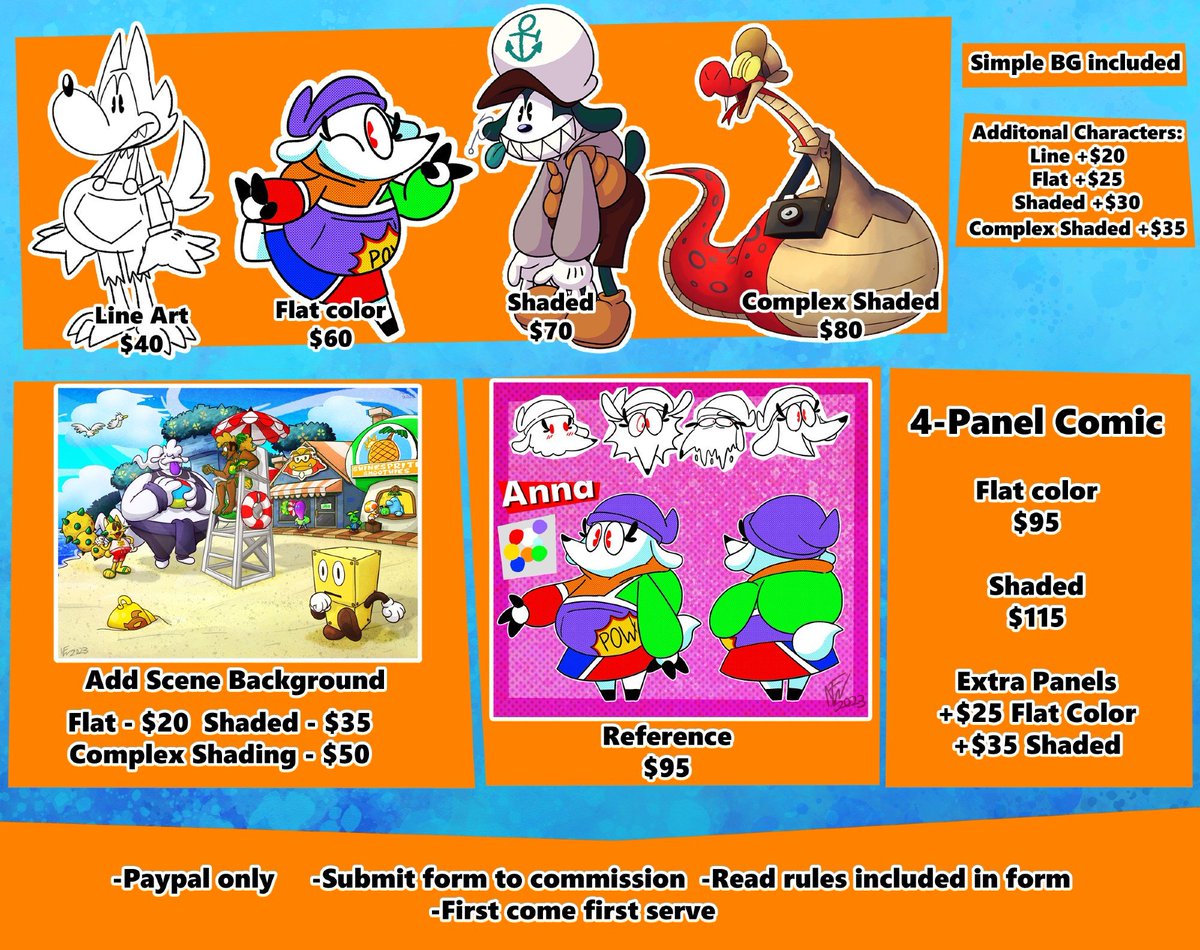 NFWstudios's tweet image. Opening 6 comm slots!
forms.gle/t6dQ7npBqqVQRv…