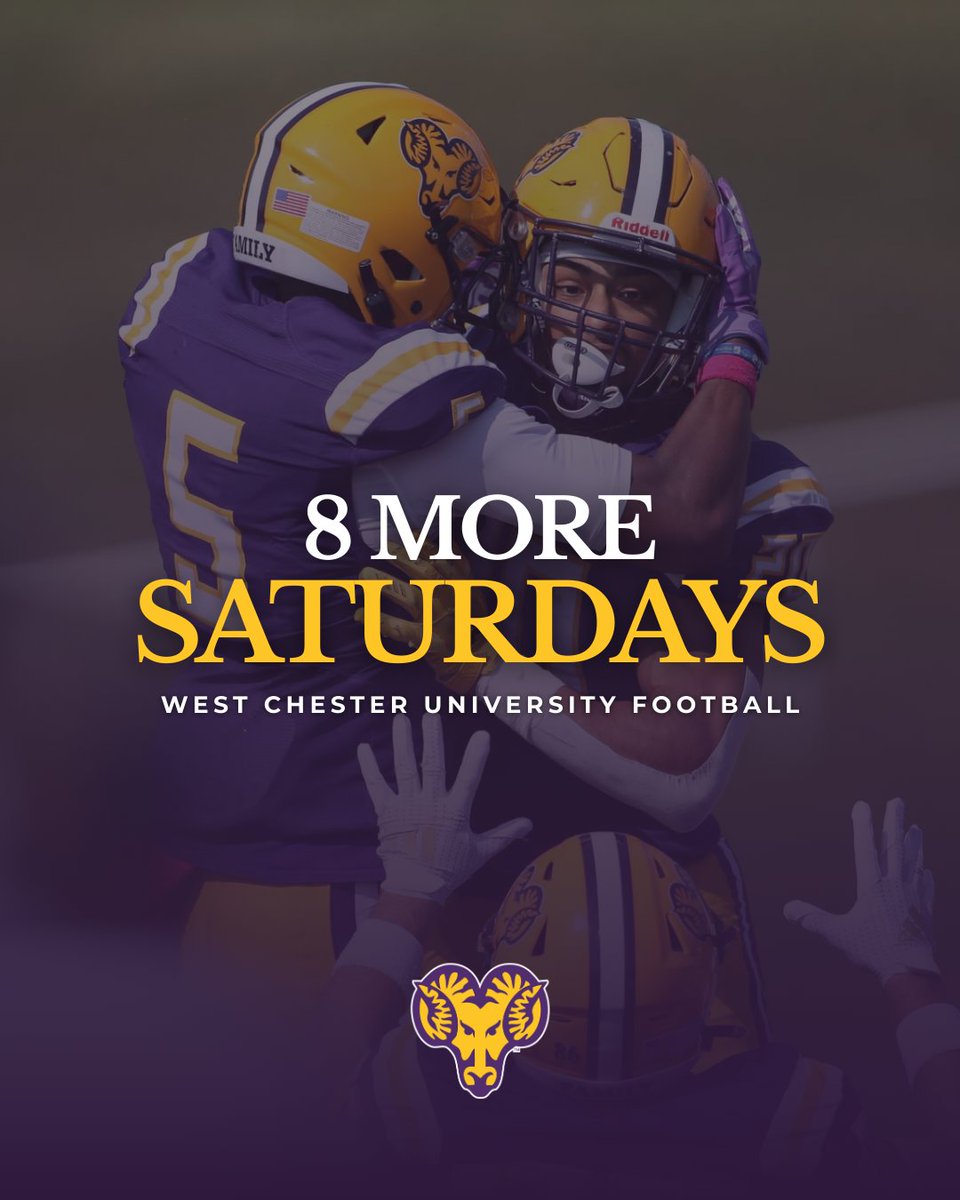 Killinger Foundation (@killinger1979) on Twitter photo 8 Saturdays to go. Countdown to kickoff starts now — Sept 6 at Bentley. <a href="/WCUGoldenRamsFB/">West Chester Golden Rams Football</a> 8 Saturdays to go. Countdown to kickoff starts now — Sept 6 at Bentley. <a href="/WCUGoldenRamsFB/">West Chester Golden Rams Football</a>