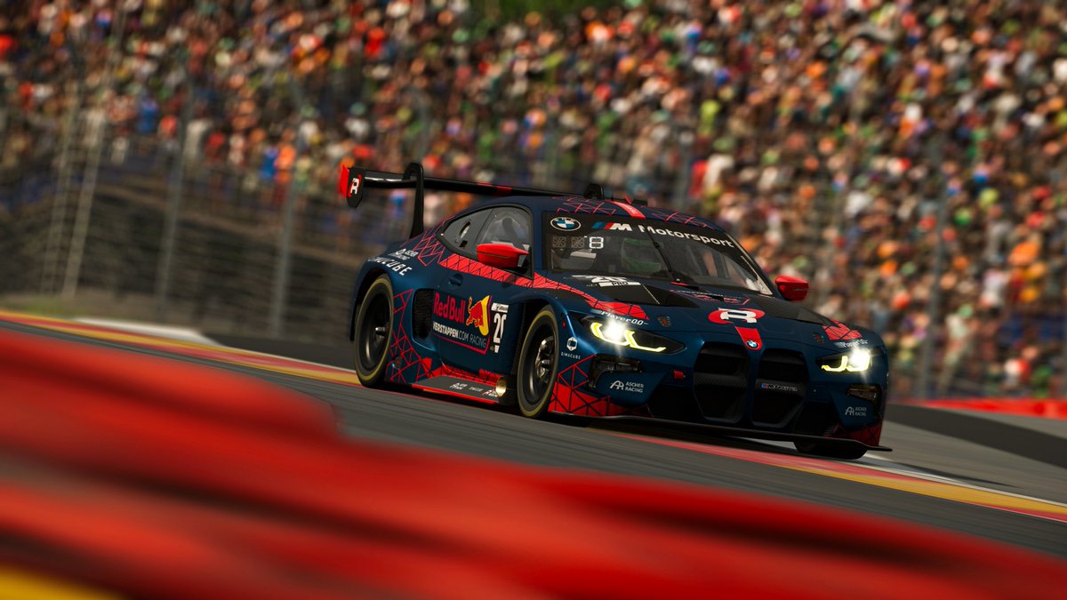TeamRedlineSim's tweet image. Race update 👇

P1 - BMW M Team Redline 21
P2 - BMW M Team Redline 22
P5 - BMW M Team Redline 20

#Spa24H