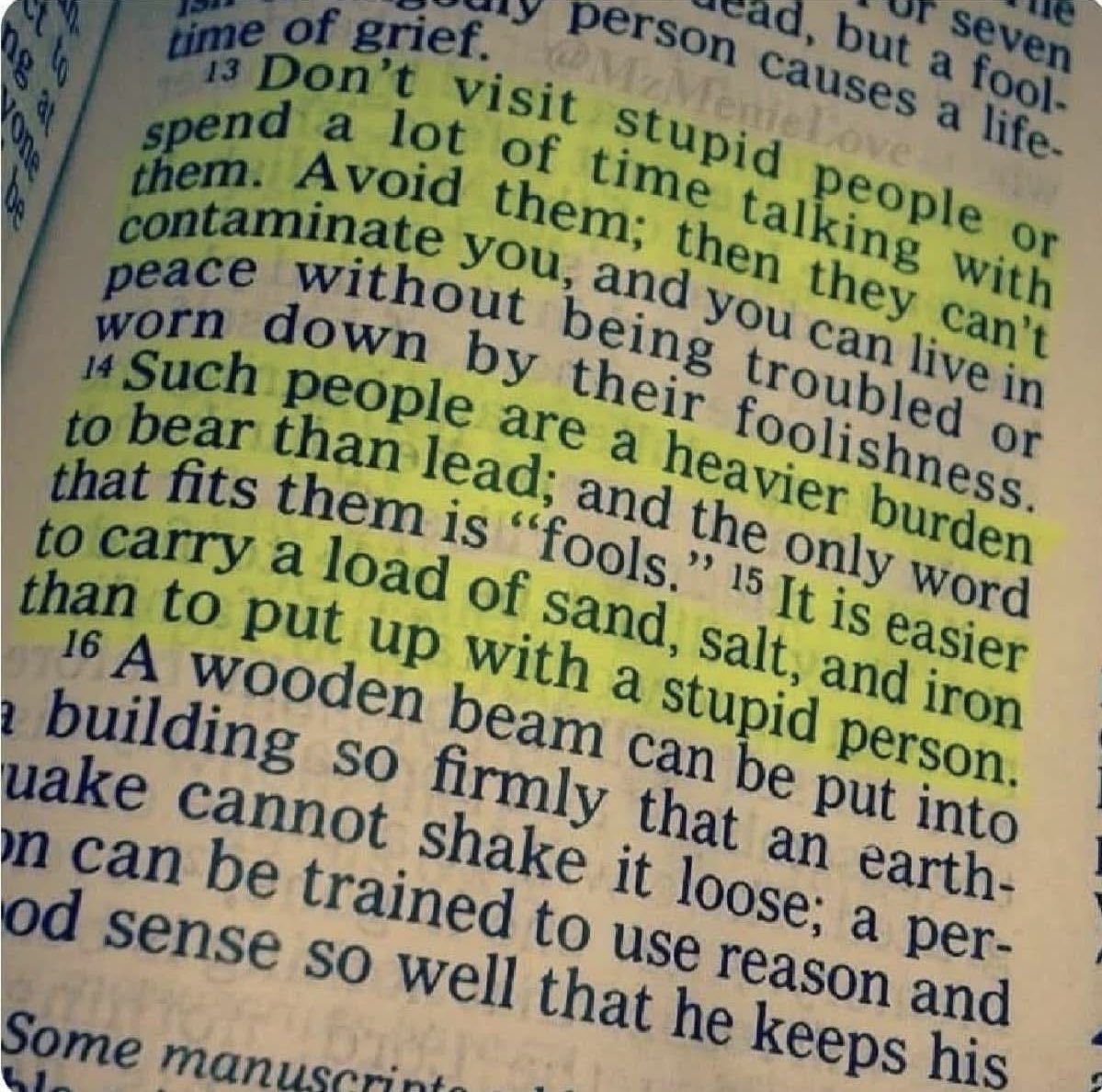 I now understand why Martin Luther removed Sirach from The Bible™️