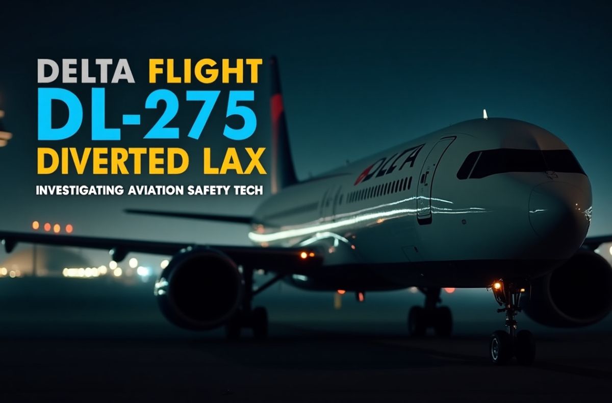 Delta flight DL275 diverted LAX: Investigating Aviation Safety Tech buff.ly/Dk7wITI #EmergingTech #Aviation #Flight #Safety #Innovation #LAX #Delta #AI #ML #ArtificialIntelligence #Cybersecurity #Airport #Technology