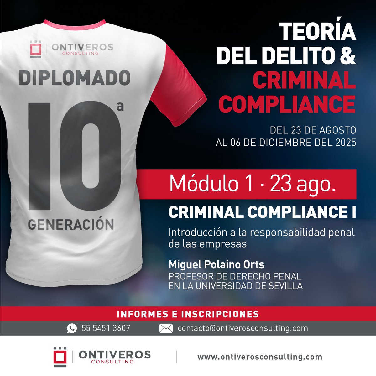 “Introducción a la responsabilidad penal de las empresas” con Miguel Polaino Orts, Profesor de Derecho Penal de la Universidad de Sevilla. Vanguardia en Ciencias Penales #Compliance👇