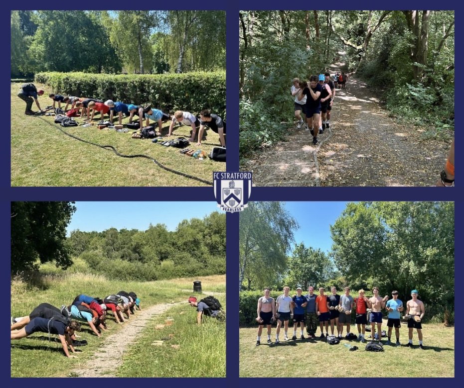 《 𝐏𝐑𝐄-𝐒𝐄𝐀𝐒𝐎𝐍 》No game for the FC Bears today, they took on infamous team building session in redditch with Riggie. 

#UpTheFCBears