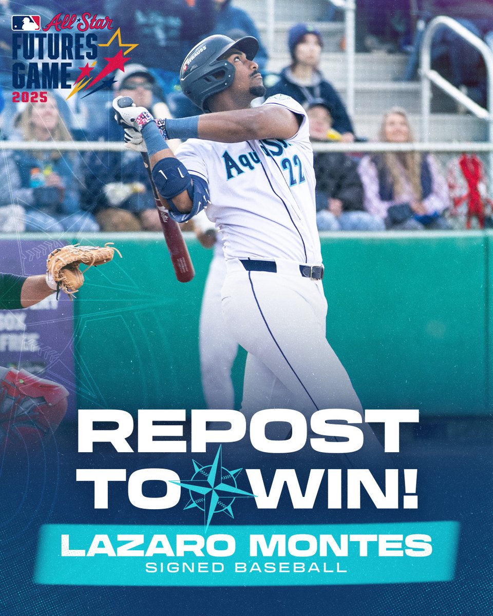 ⚾ REPOST TO WIN ⚾

Lazaro Montes has mashed his way to the #FuturesGame, and we’ve got a signed ball up for grabs! Repost for your shot to win! #TridentsUp