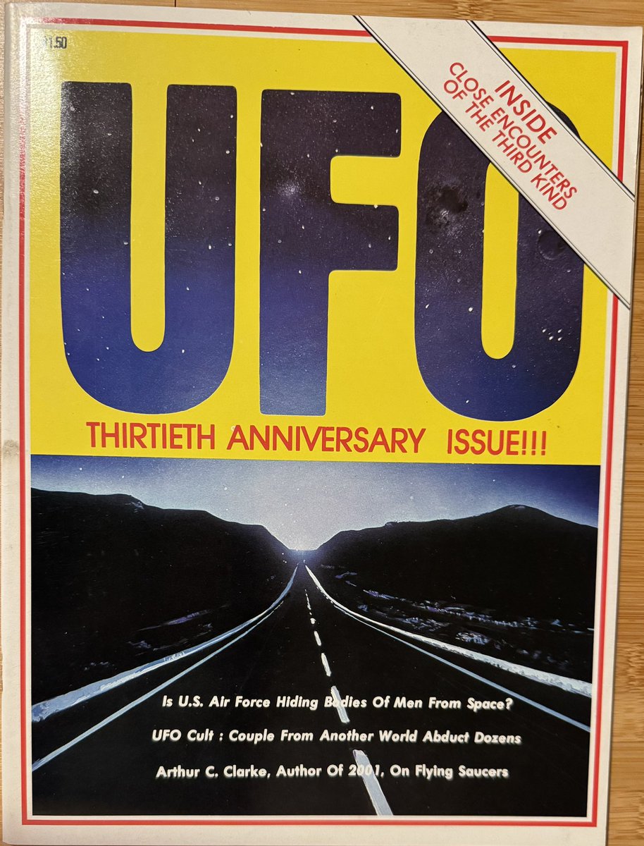 OurCE3K's tweet image. I’d been on the lookout for this UFO Special magazine with Close Encounters of the Third Kind coverage for a while. Nice to finally have it!