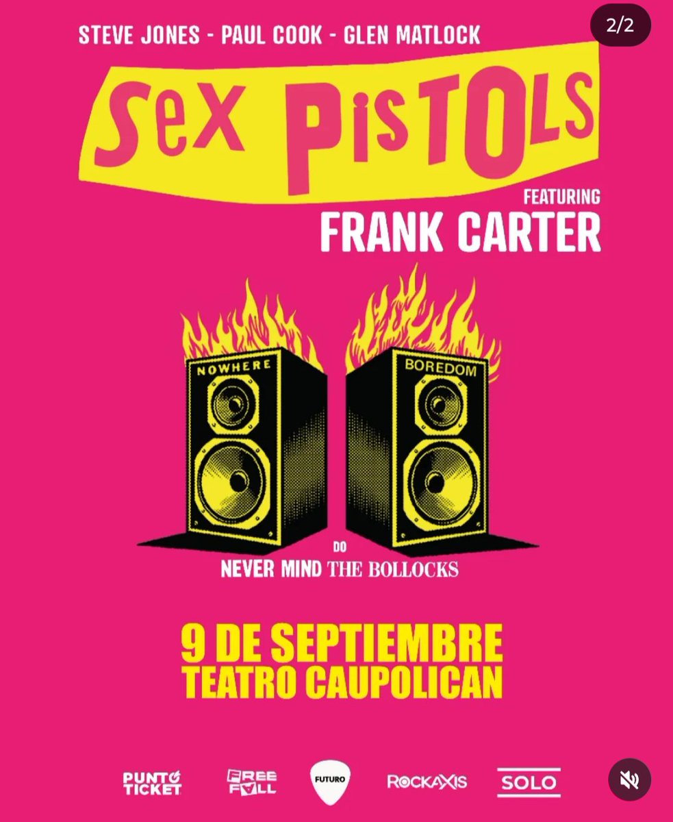 Santiago-Ander (@stgoandereditor) on Twitter photo En la previa de #SexPistols en Chile tienes el libro Never Mind The Bollocks. Aquí están los Sex Pistols, del autor <a href="/MarcosGendre/">Marcos Gendre</a>, con prólogo de <a href="/lezcanowalter/">Walter Lezcano</a> 🥳📚🚀🔥
📍 Disponible en las mejores librerías
#sexpistols #nevermind #thebollocks #punk #rock En la previa de #SexPistols en Chile tienes el libro Never Mind The Bollocks. Aquí están los Sex Pistols, del autor <a href="/MarcosGendre/">Marcos Gendre</a>, con prólogo de <a href="/lezcanowalter/">Walter Lezcano</a> 🥳📚🚀🔥
📍 Disponible en las mejores librerías
#sexpistols #nevermind #thebollocks #punk #rock