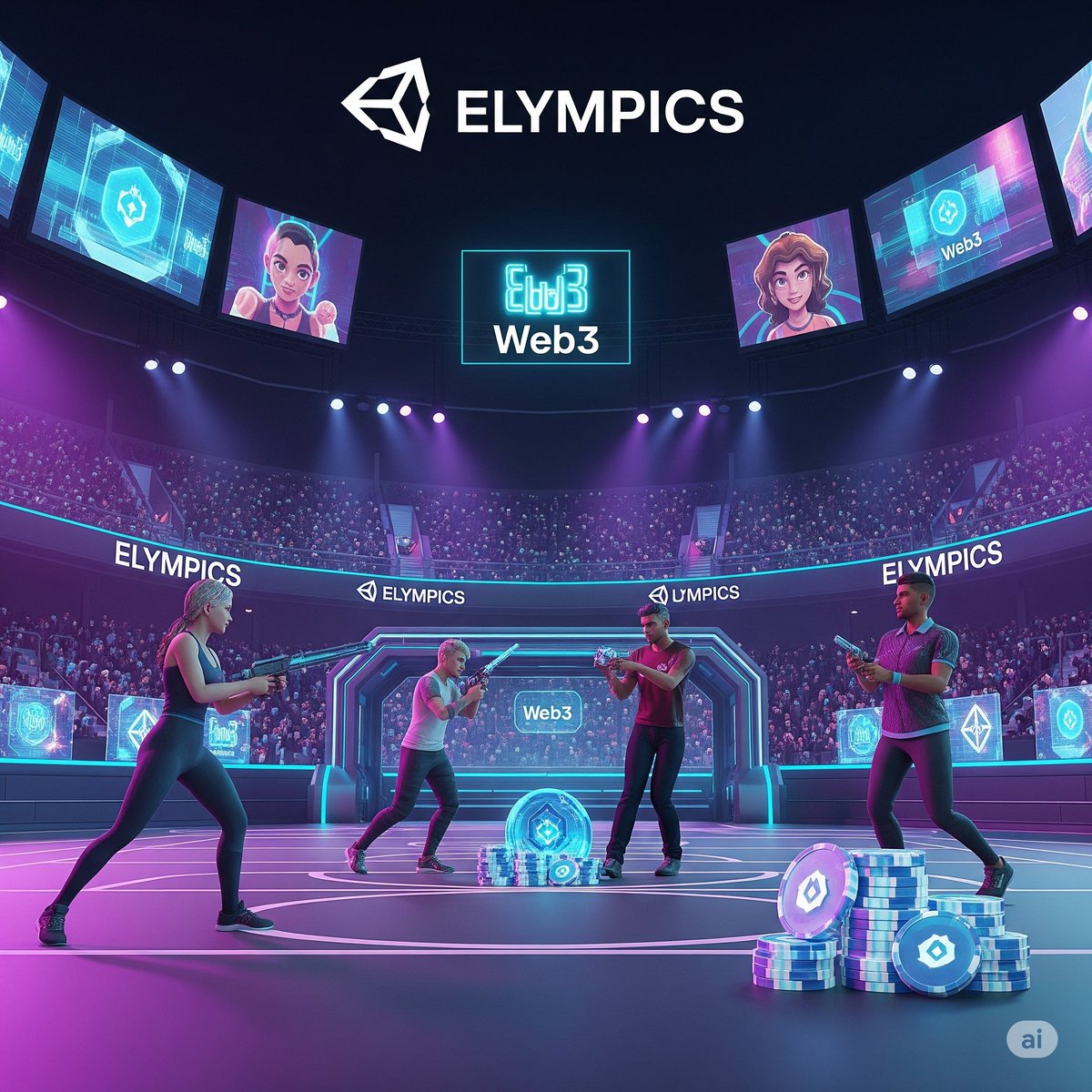 Oluwatboy05's tweet image. 🎯 Turn your Unity game into a Web3 competition.
With Elympics, it’s plug, play, and win:

✅ Skill-based matchmaking
✅ Server authority
✅ Real-time multiplayer
✅ On-chain prize pools

🌐 Start building now → elympics.io
#Elympics #Web3Games #UnitySDK