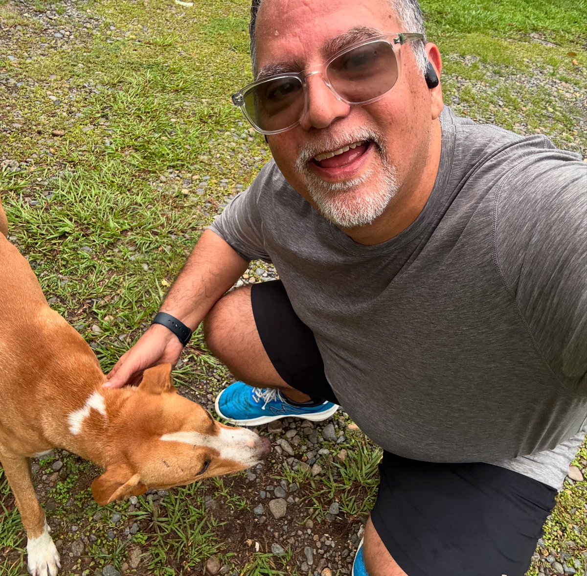 Hoy hice un amigo corriendo…