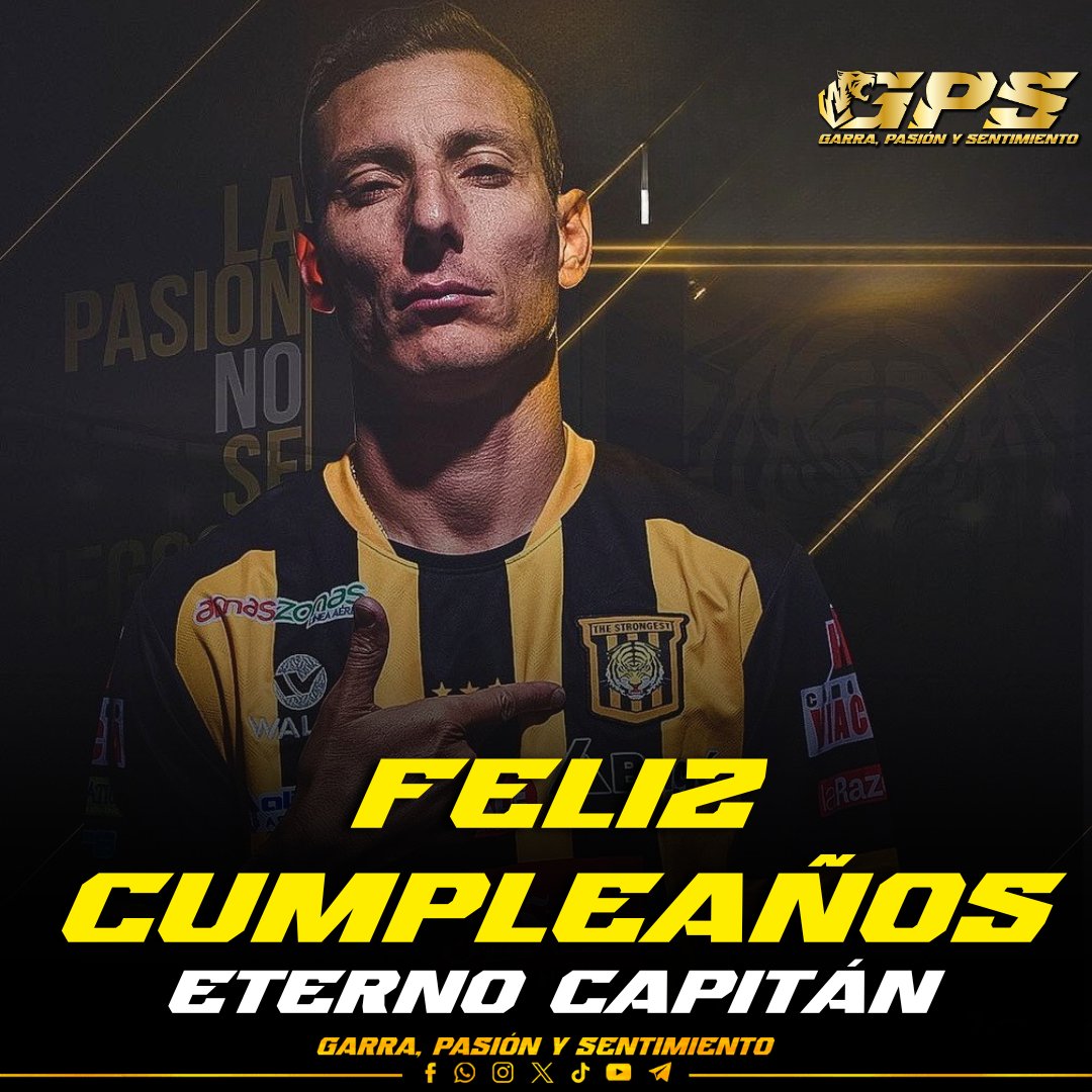 ¡¡¡Feliz cumpleaños, Pablo!!!
Hoy está de cumpleaños una leyenda de The Strongest, nuestro querido Pablito, el eterno capitán. <a href="/Pescobar10/">Pablo Escobar</a>

#GPS #VamosTigre #SoyDelTigre