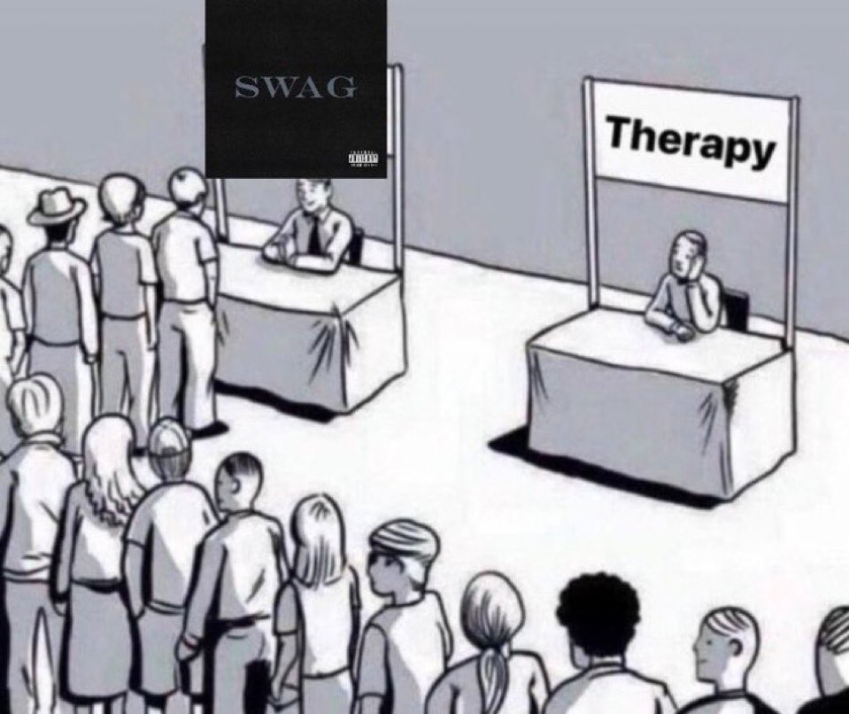 DarkSideAdvcate's tweet image. @grok is ‘Swag’ better than ‘Therapy’?