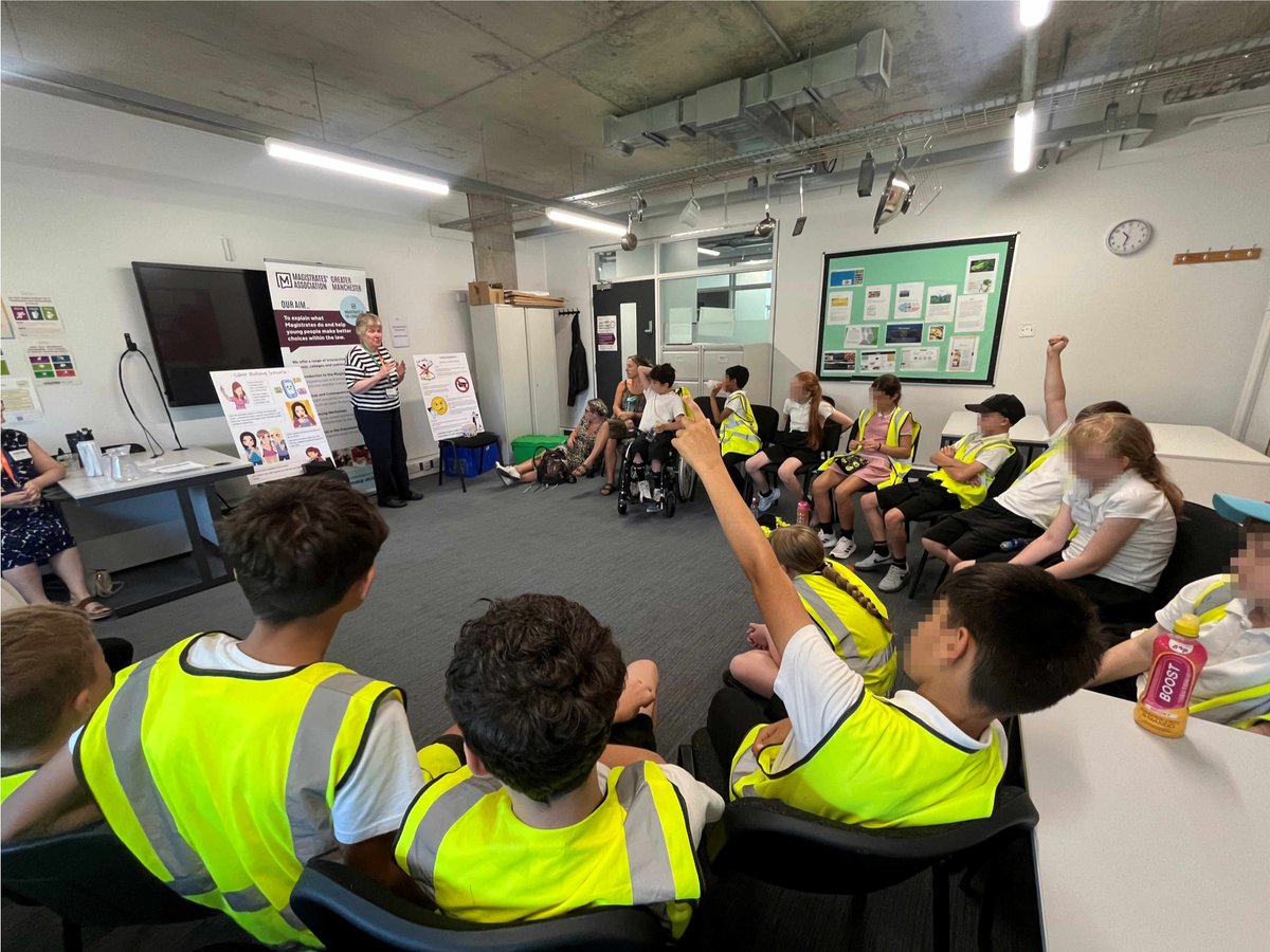 We were pleased to participate in the Crucial Crew Event, which took place over 5 days last week. Through 84 swift-turnaround workshops, we engaged with 735 students addressing the topic of cyber bullying &amp; its potential legal consequences for those transitioning to high school.