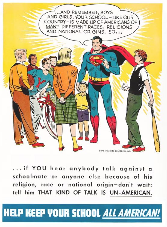 Growing up in the 50s and 60s, the "strange visitor from another planet" taught me about being an American.

Now I'm older than Jonathan &amp; Martha Kent and I refuse to accept an America that embraces the malignant views of Dean Cain, Laura Loomer, Catturd, Elon Musk and the others