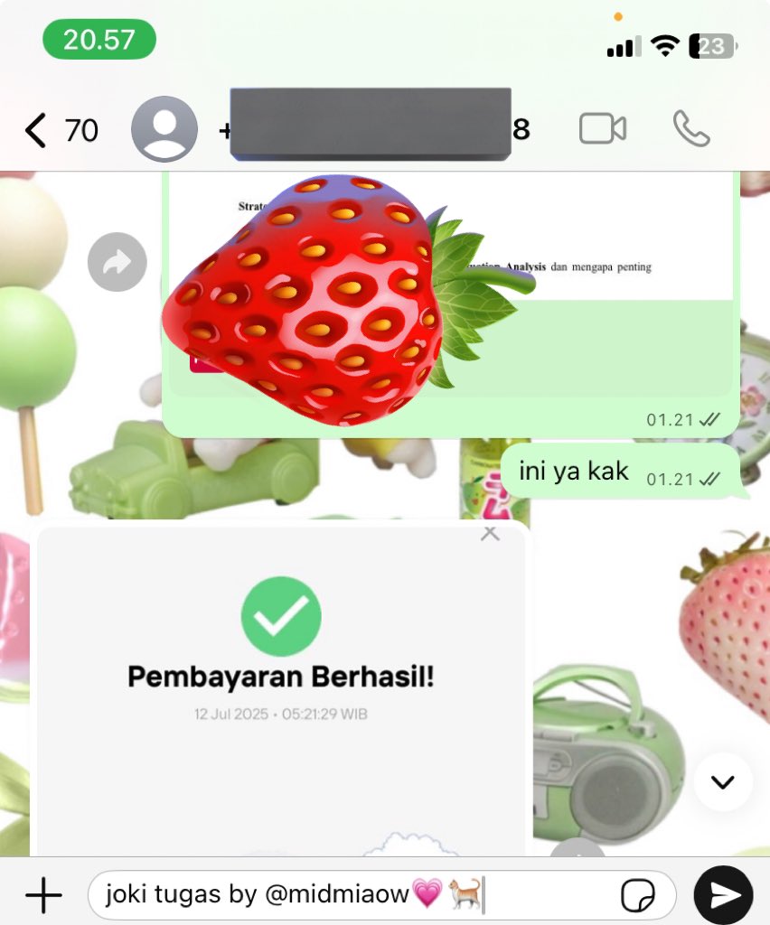 MIDMIAW | JOKI TUGAS ALL SPESS | FSR ON WA! tweet media