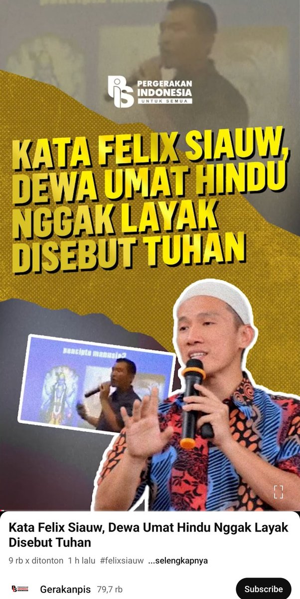 Pengasong HTI ini ga brenti2 bkin kontroversi, kita capek2 merawat rukun dalam perbedaan iman, dia merusaknya. 
Indonesia besar krna rukun toleran, dia ingin menghancurkan Indonesia dg bersembunyi dibalik dalil2 agama, kl uda kacau, maka dia akan triak Khilafah Solusinya.