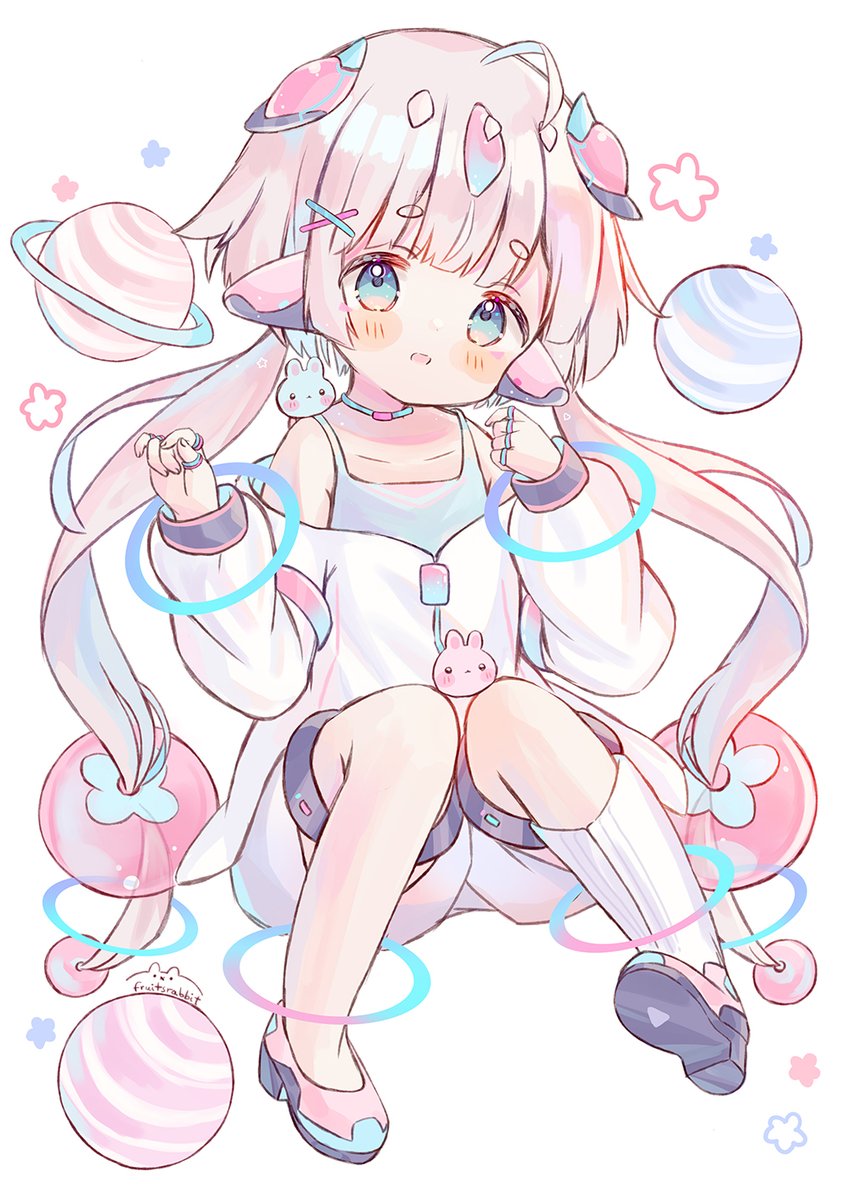 fruitsrabbit's tweet image. リクエストありがとうございました🐰🪐 #Skeb