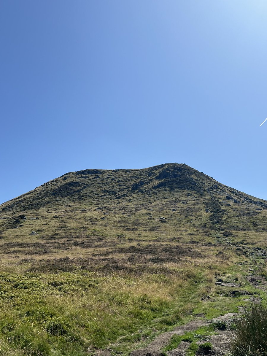 Early start this morning, long, hilly, hot, sweaty hike from Hayfield up and around Kinder Scout
