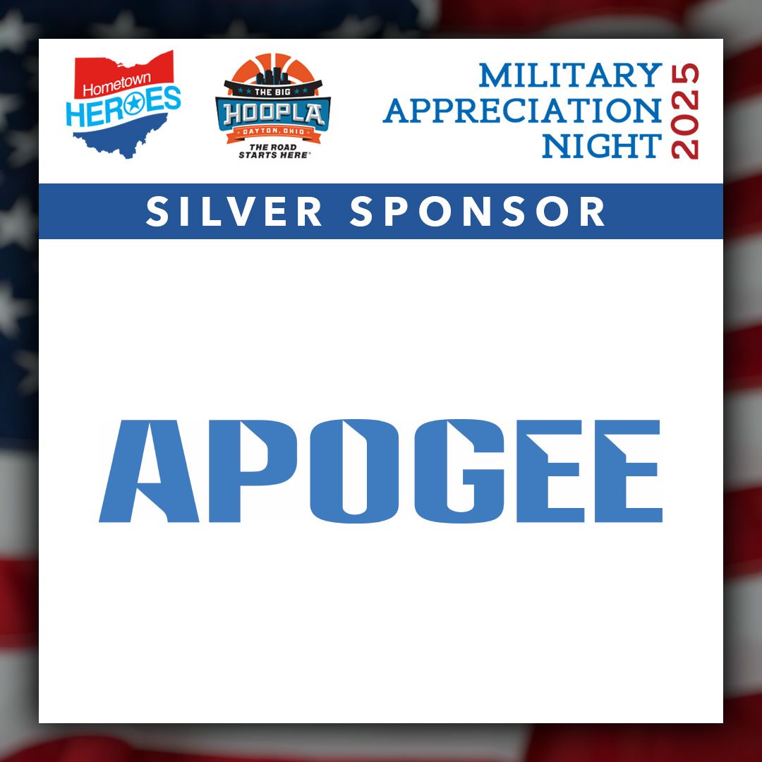 DaytonHoopla's tweet image. Thank you to Apogee Engineering for sponsoring Military Appreciation Night!
We'll see you at Fraze Pavilion on July 18 as we celebrate our Hometown Heroes:
buff.ly/ywmTLlj
