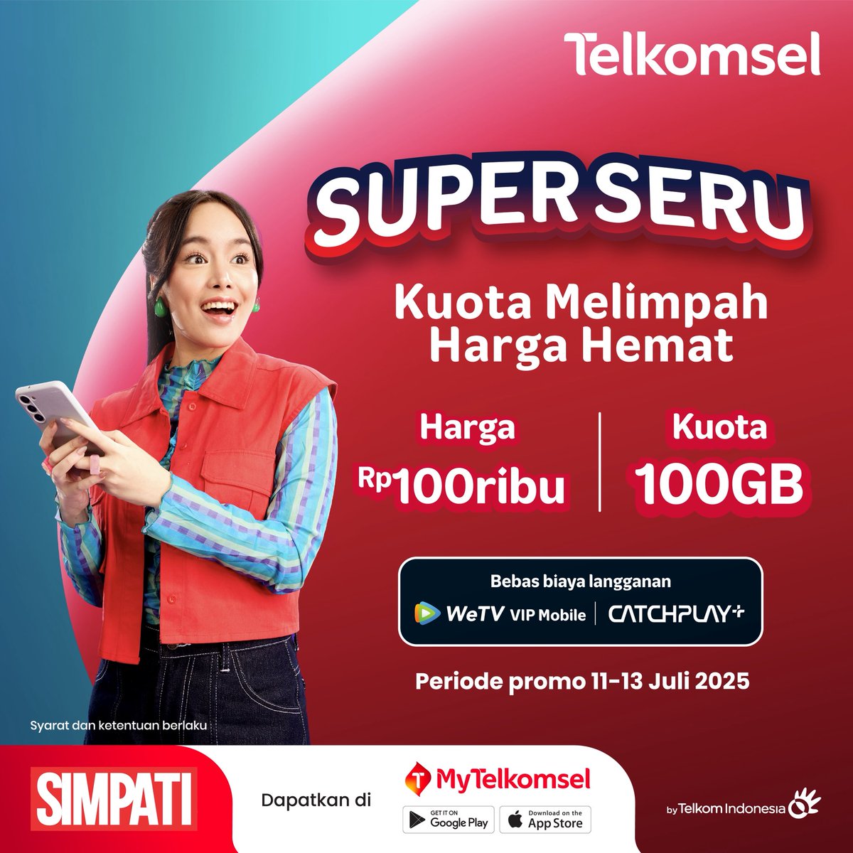Telkomsel tweet media