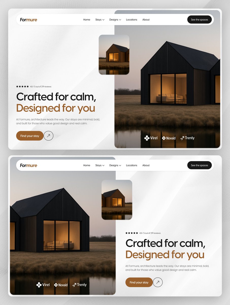 dim_digital's tweet image. Played around with the layout a bit.
Which version feels more balanced to you? 👇