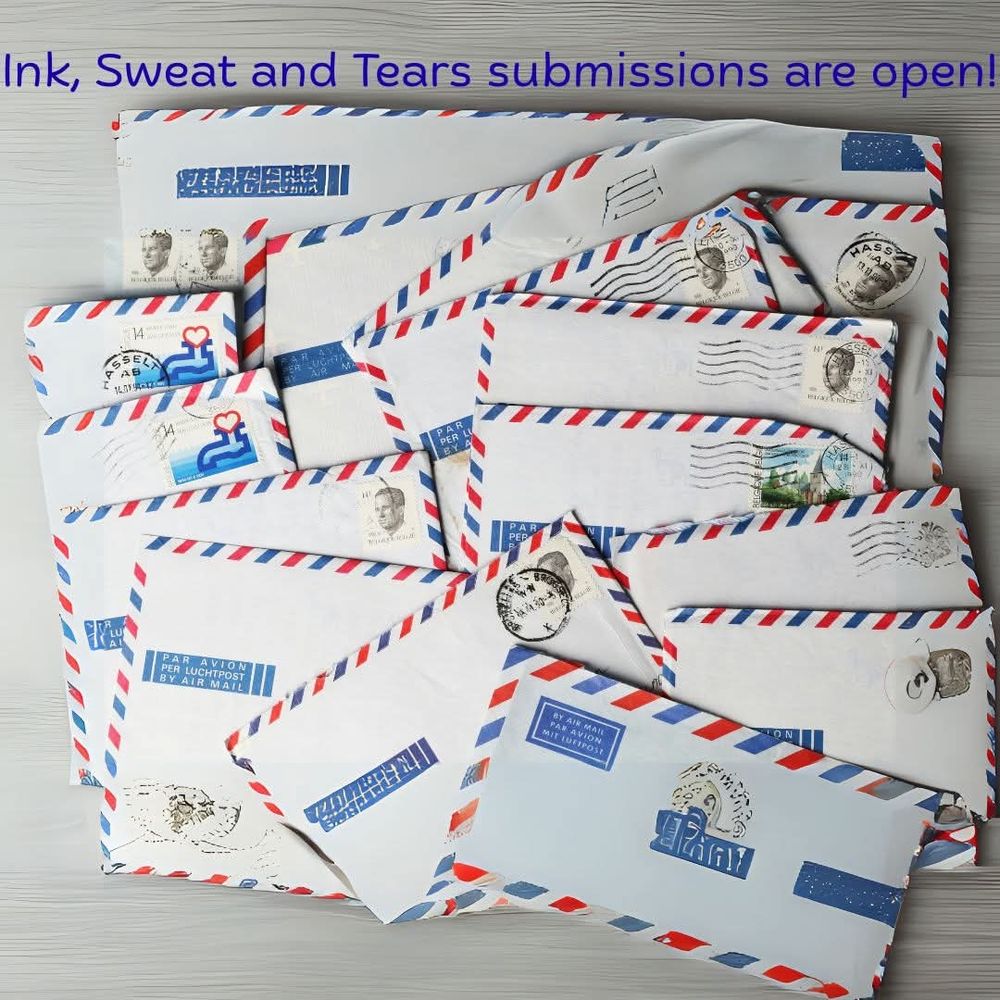 InkSweatTears's tweet image. Hey! It's me, your friendly neighbourhood IS&T intern with a message: Submissions are open for Ink Sweat & Tears until the 20th of July. It has been great to read what's come in so far. More please! inksweatandtears.co.uk/submissions/
#InkSweatandTears #Poetry #Submissions