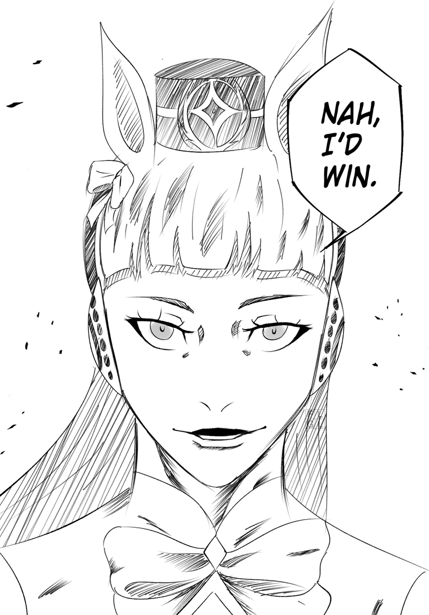 foolygh0uly's tweet image. #umamusme
Gold Ship will lock herself into Wit Training with a 0% Failure rate, FAIL IT, abduct you to a deserted island, break the fabric of reality, gamble away all of Trainer's money, create a Yakisoba empire and she'd still go into the races like this and somehow win it all.