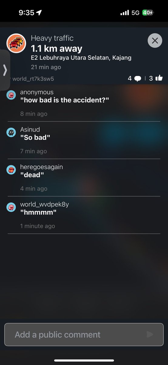mamat_adli's tweet photo. Huge accident on the plus highway, mat rempit groups racing each other ending up in a fatal crash

Ngl quite sad to see how almost nobody even gives consideration to the affected, even joking about their deaths. But how to blame them? These boys put their own lives at risk. https://t.co/068AhE6LlV