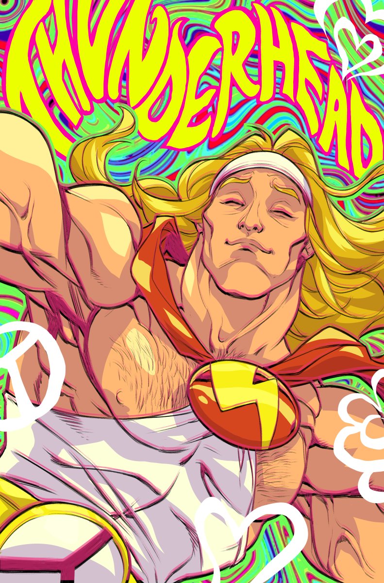 WesCraigComics's tweet photo. The Psilocybin Superman is coming to Kickstarter this summer in THUNDERHEAD!
Join the Flower-Power Army & get in on
the sweet early-bird special: https://t.co/C7Qdk7uFIO
(Image by @karlkerschl)
#superheroes #comicbooks #creatorowned #lethalcomics #tripping #hippies #mkultra https://t.co/iEtcjkfpsI