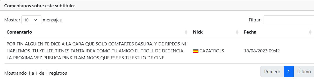 joaquinmcclane's tweet image. La cantidad de cosas absolutamente aleatorias que te podés llegar a encontrar paseando por subdivx me da años de vida.