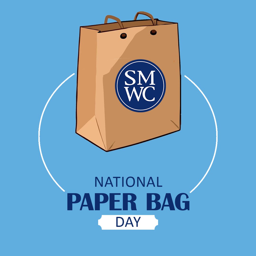 Happy Paper Bag Day! At SMWC, sustainability is one of our core values, and small swaps - like choosing paper over plastic - make a big difference.
