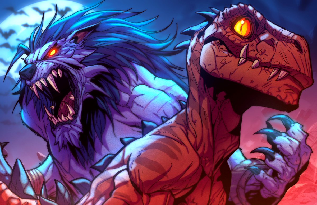 Kfastexpress's tweet image. The Beastie Boys. Sabrewulf and Riptor for the Killer Instinct Fam. #PlayKI