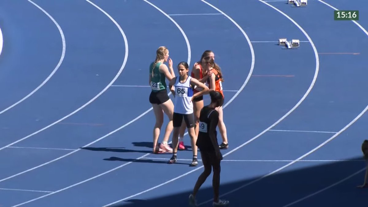 English schools: L Martin comes third in 300m hurdles at English schools. Wow!!!! Another English schools medalist for an RPS student. Incredible. Great reward for such a driven young person. So happy for her. #proudrps #rpsathletics 🥉😃❤️