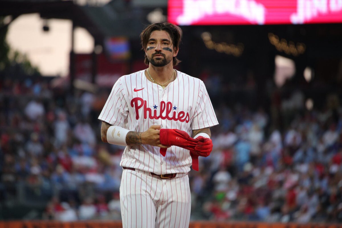 JoshReynolds24's tweet image. “It’s turning into the Savannah Bananas.”
~ Nick Castellanos on Jacob Misiorowski being selected over Cristopher Sanchez for the All-Star game
Find you a teammate like Nick lmao