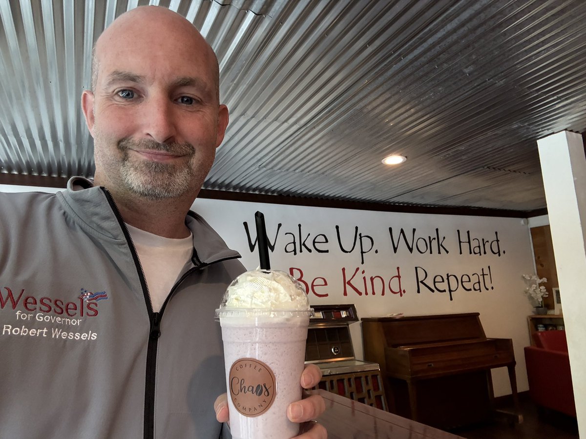 Robert_Wessels's tweet image. Doing an “open office” (come talk with me!) at this amazing coffee shop in Wilton! I’ll be at Chaos Coffee Company until around noon! Enjoying my Janet Booooooberry drink! ❤️🇺🇸