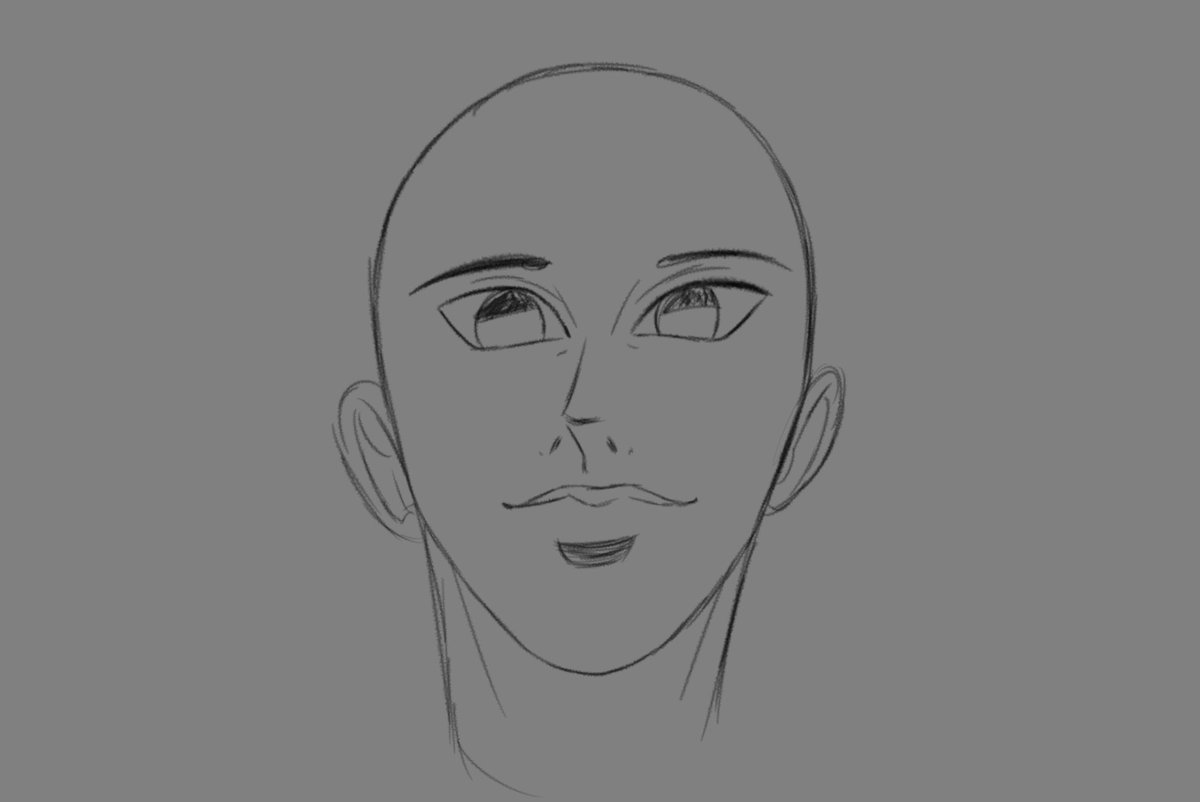 EpithetSoup's tweet image. Early morning manga head pactice.