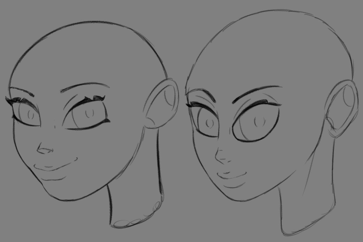 EpithetSoup's tweet image. Early morning manga head pactice.