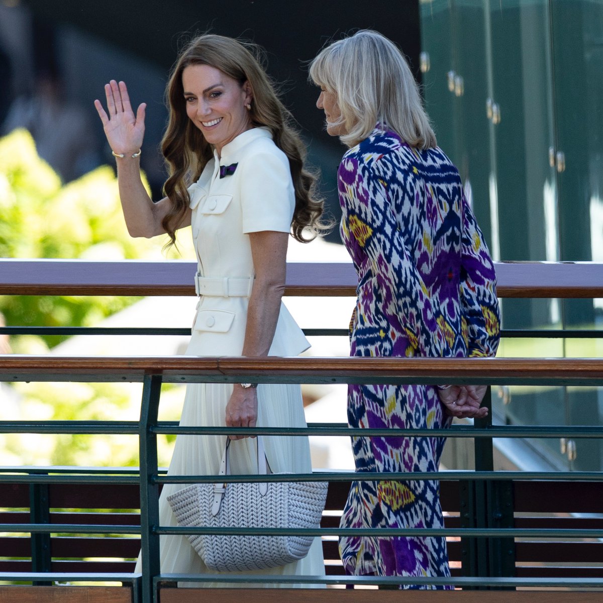 It's wonderful to welcome our Patron HRH The Princess of Wales back to #Wimbledon
