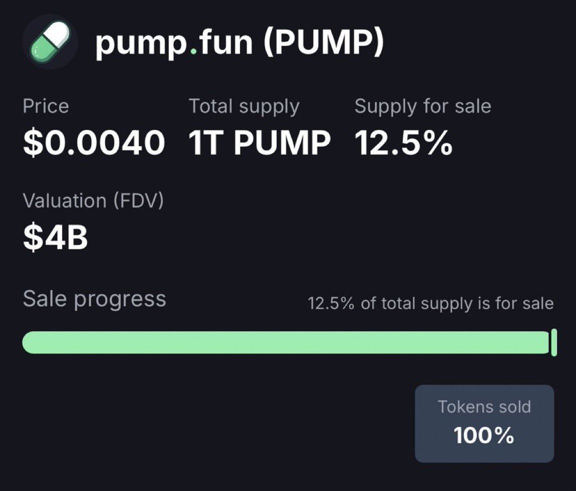 0xPradaa's tweet image. Got filled on $Pump with size, did you?
Insane how it sold out in 12mins, this next run we are about to get is going to be generational for all of us.