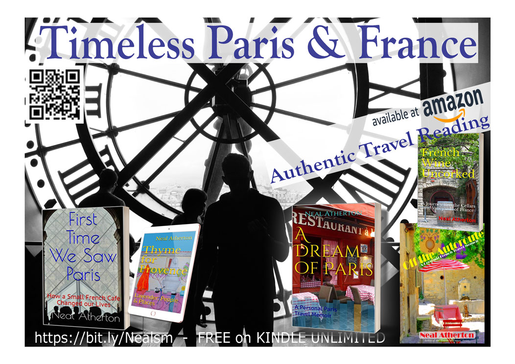 nealrover's tweet image. ALL TRUE MEMOIR😀 -HOLIDAY TRAVEL READING – A TOUR de FRANCE: People, Touring & Experiences 🍷🍽️- ON AMAZON, KINDLE UNLIMITED: getbook.at/FrenchTravel #france #provence #paris #memoirs #books #welovememoirs #booklovers #foodandwine #travel #kindle #kindleunlimited #free #memoirs